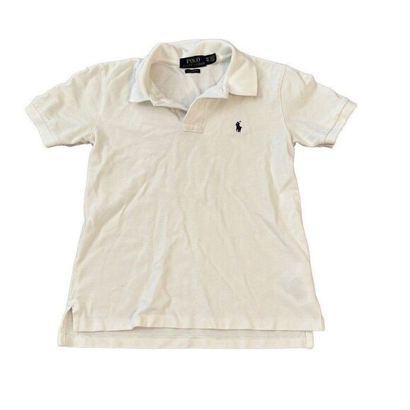 Polo Ralph Lauren white polo shirt tee top size S - Picture 7 of 7